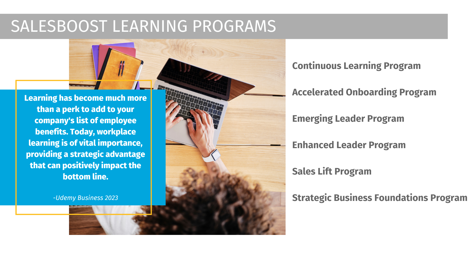 Learning Programs PPT Slides (WIP)
